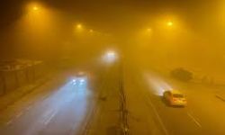 عاصفة ترابية تعيق الرؤية في بغداد