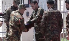 سرايا السلام تسلم ملفها إلى القوات الأمنية في مقر قيادة عمليات سامراء المقدسة