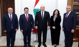 الرئيس اللبناني يؤكد متانة العلاقات اللبنانية العراقية ويشيد بدعم بغداد