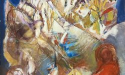 ساطع هاشم في معرضه الاستعادي... عالم اللون والعاطفة