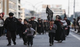 جموع المؤمنين تواصل سيرها نحو الكاظمية المقدسة لإحياء الزيارة الرجبية