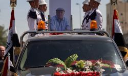 تشييع رسمي لجثمان القاص والأديب جمعة اللامي من مقر الاتحاد العام للأدباء والكتاب في بغداد.