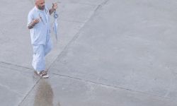 هطول أمطار بمشعر منى في مكة المكرمة