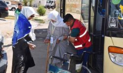 توجه أكثر من 8600 حاج عبر منفذ عرعر الى السعودية لأداء الحج