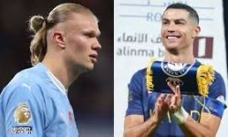 رونالدو وهالاند يتصدران سباق الهدافين العالميين لعام 2023