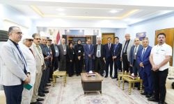 لجنة من النخب الأكاديمية والفنية تزور جامعة ميسان