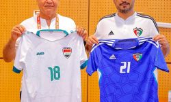 منتخبنا بالطقم الأبيض في مواجهة الكويت