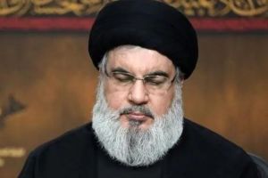 لحظة إعلان قناة الميادين عن إستشهاد الامين العام لحزب الله السيد حسن نصر اللّٰه.